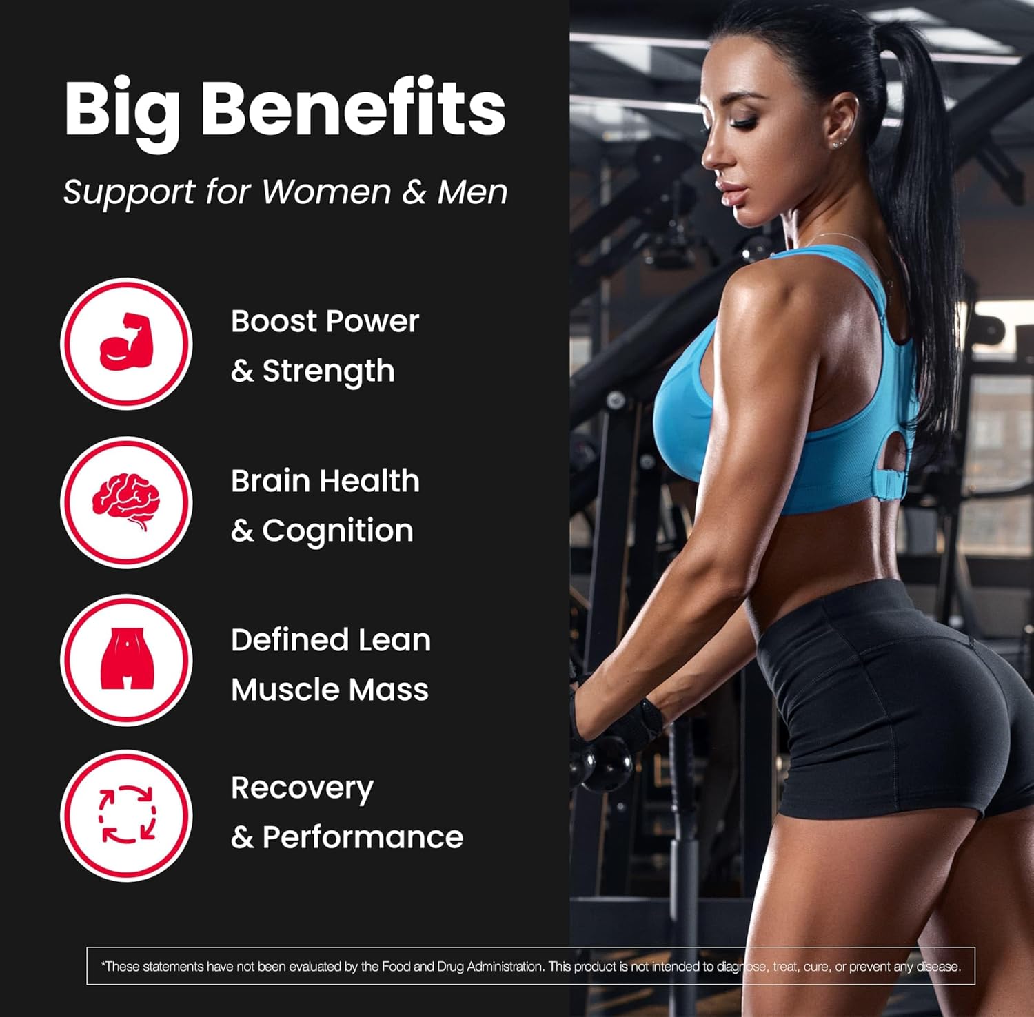 Creatine Gummies – Creatine Monohydrate – 120 Gummies (1250 mg Each) – Ships Free Within Canada on Orders Above CAD $199