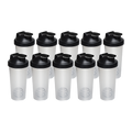 NNEDSZ 10x 700ml GYM Protein Supplement Drink Blender Mixer Shaker Shake Ball Bottle